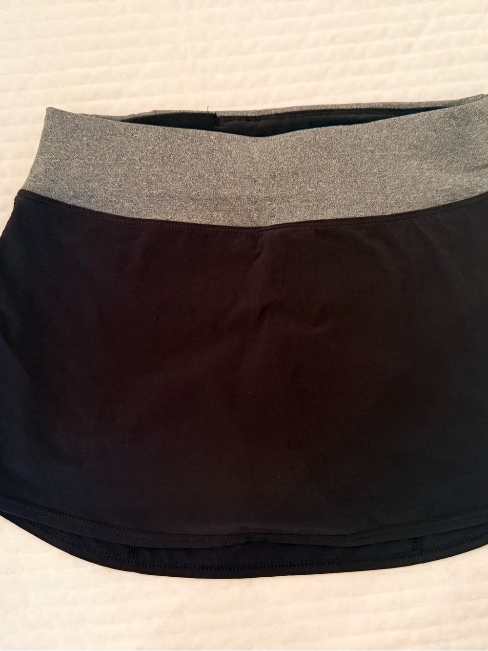Nike Black skort with Gray Waistband